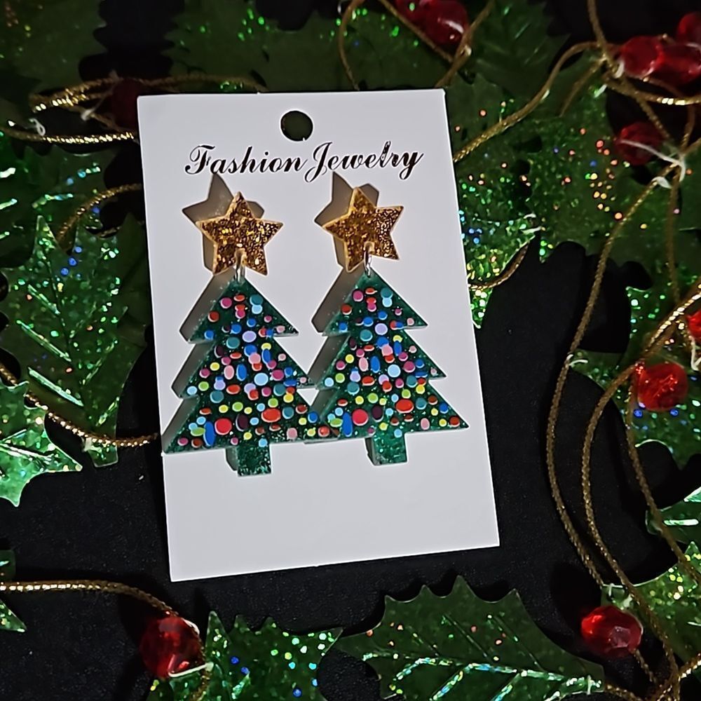 Holiday 🎁 Fashion Christmas Tree Earrings